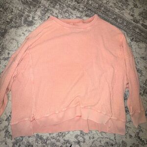 AE big hug waffle sweatshirt